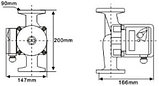 Циркуляционный насос RS 40/8GF (Ø 50 мм | 270 Вт | 9,6 м3/час | 8 м), фото 2