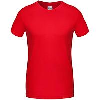 Футболки красного цвета под нанесение логотипа