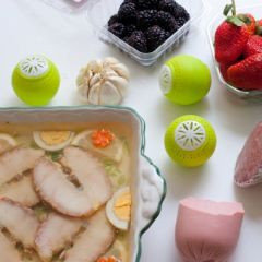 Поглотитель запаха и влажности Fridge Balls в наборе 3 шарика