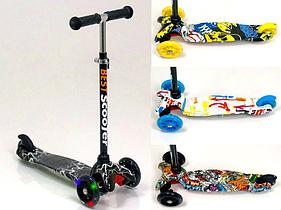 Детский 3-х колесный самокат Scooter (до 50 кг)