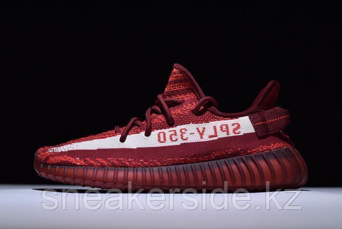 Adidas Yeezy Boost 350 V2 "Maroon Zebra" (36-45) - фото 1 - id-p63903784