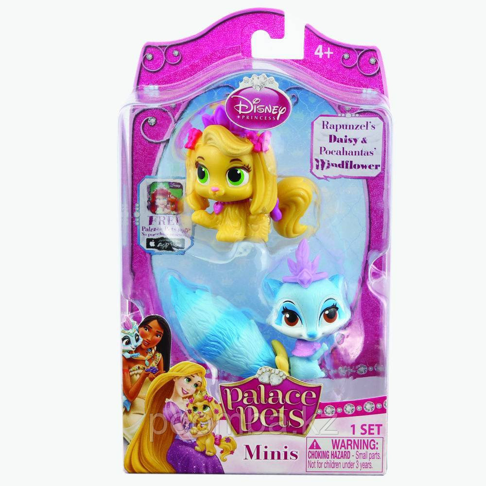 Парные фигурки Palace Pets — Енот Windflower и щенок Daisy