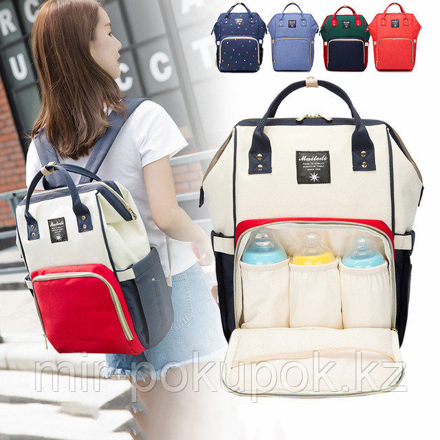 Рюкзак для мамы и малыша с кармашками и креплением на коляску Anello Mommy Original , Алматы
