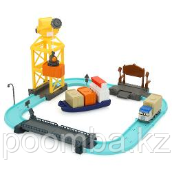 Набор игровой – Порт с разводным мостом, Poli Robocar