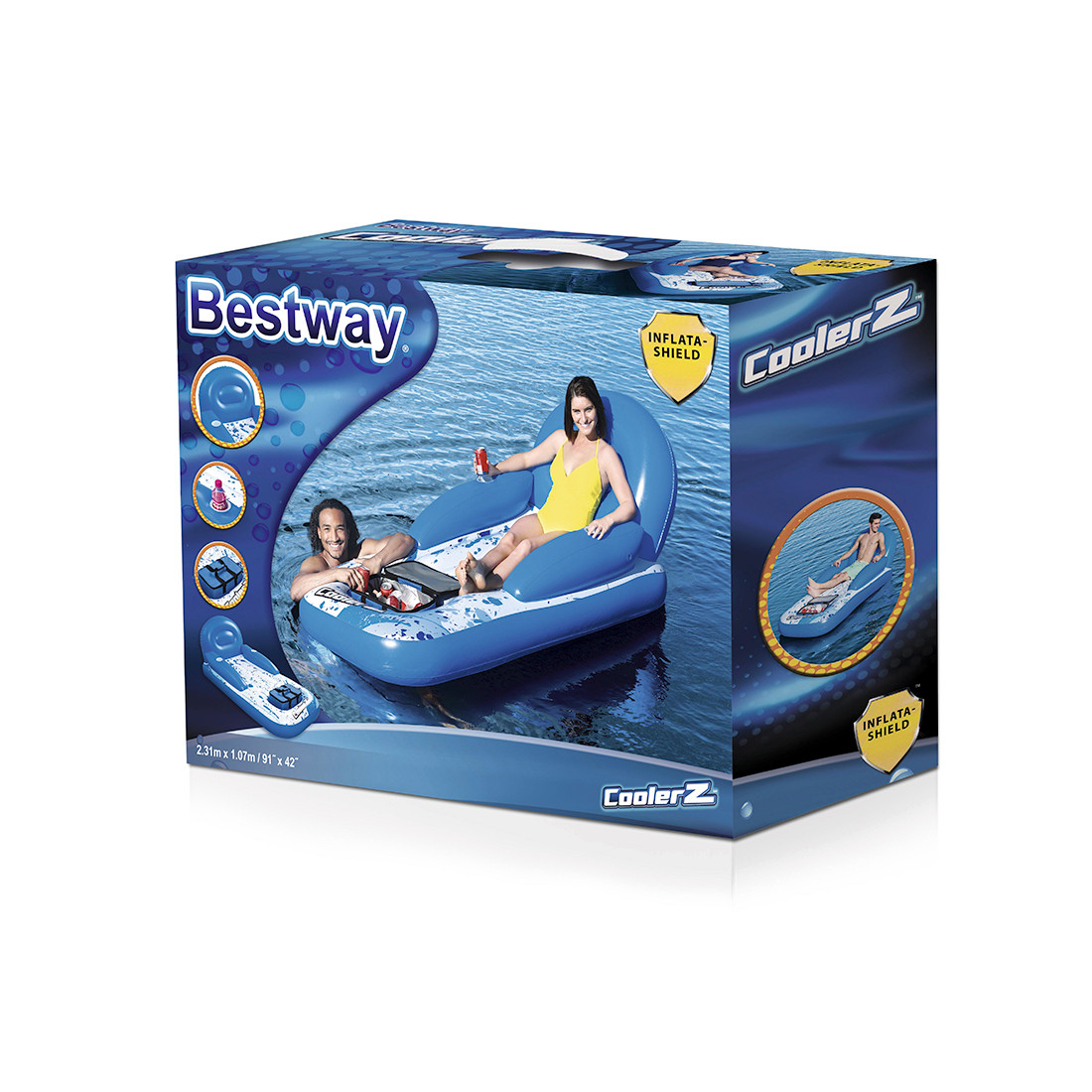 Пляжный матрас с холодильником Bestway 43130