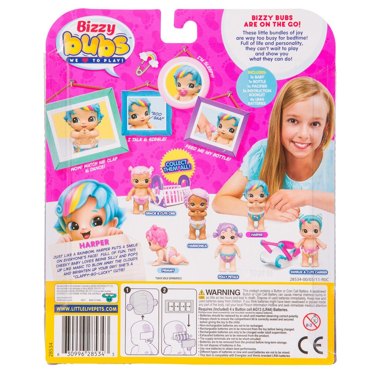 Малышка Bizzy Bubs Харпер 28534