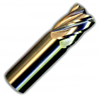 Концевые фрезы 6-ти перые с плоским торцем