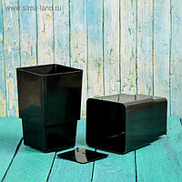 Набор для рассады: стаканы по 320 мл (8 шт.), 6.5 × 6.5 × 10 см, чёрный