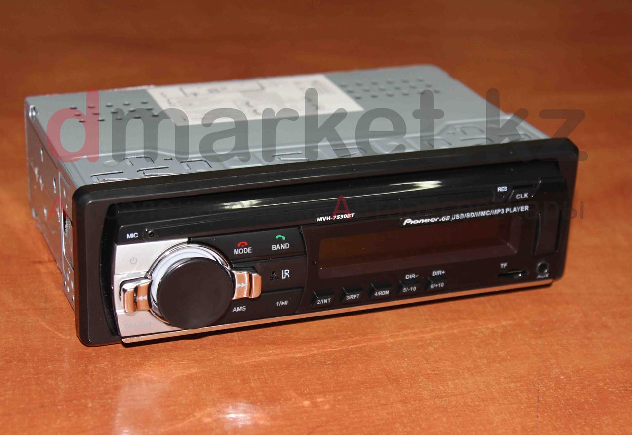 Автомагнитола 1DIN MVH-7530BT, радио, MP3, Bluetooth, AUX