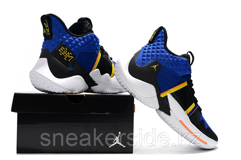 Air Jordan Why Not Zer0.2 "Black/Blue" (40-46) - фото 2 - id-p64009635