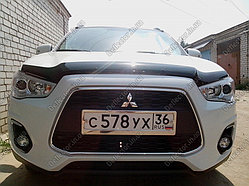 Мухобойка (дефлектор капота) на Mitsubishi ASX 2013-