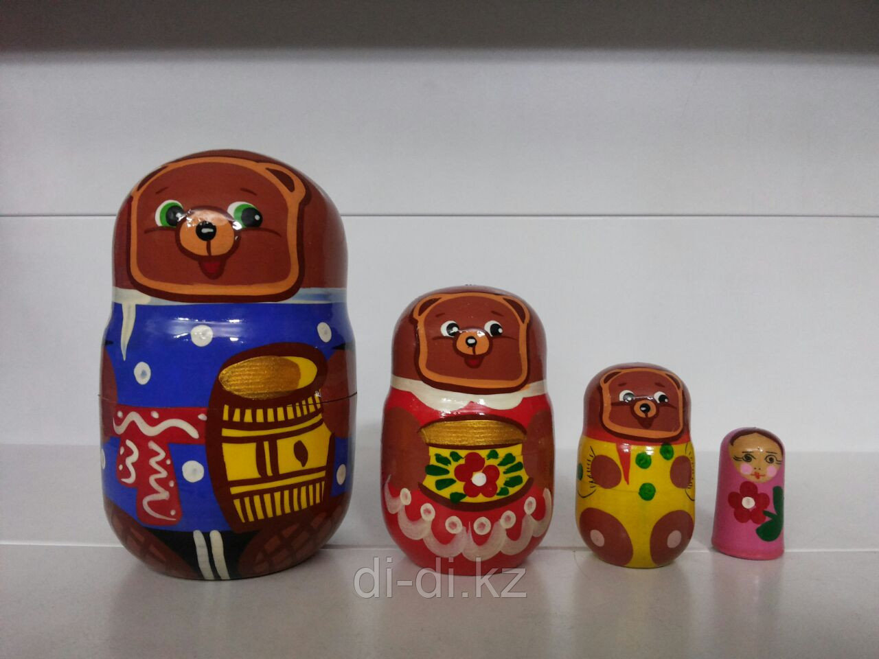 Матрешка Сказка Три Медведя (4 в 1) (RNToys)