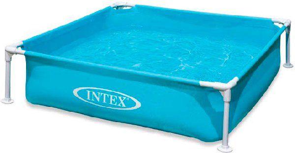 Каркасный бассейн Intex 57173 мини (голубой), 122х122х30 см, от 3 лет