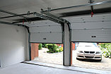 Автоматические секционные гаражные ворота, фото 3