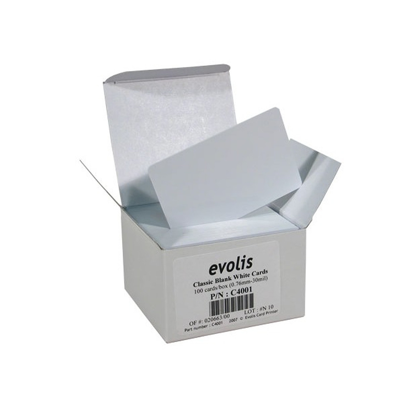 чистые белые PVC карты 0,76мм (уп. 500шт) - фото 1 - id-p64063986