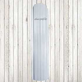 Металлический штакетник (Rall 9003 глянец) 105мм