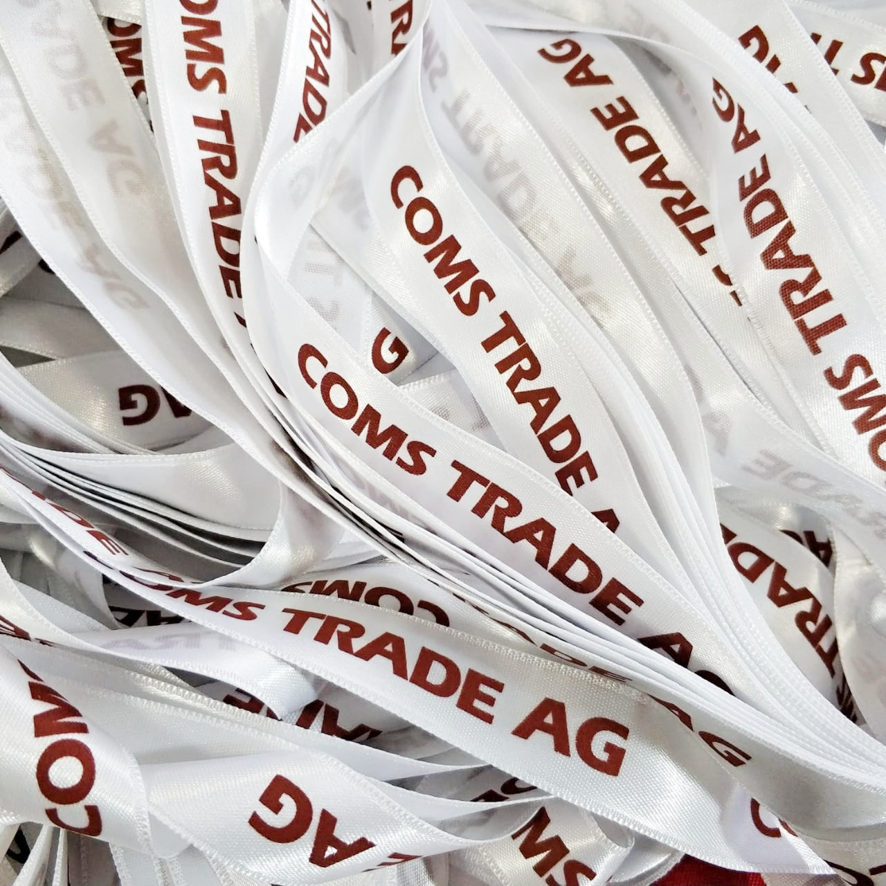 Ленты атласные с печатью, фото 1