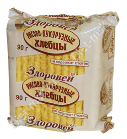 Хлебцы хрустящие рисово-кукурузные 90гр "Здоровей"