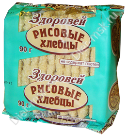 Хлебцы хрустящие рисовые 90гр "Здоровей"