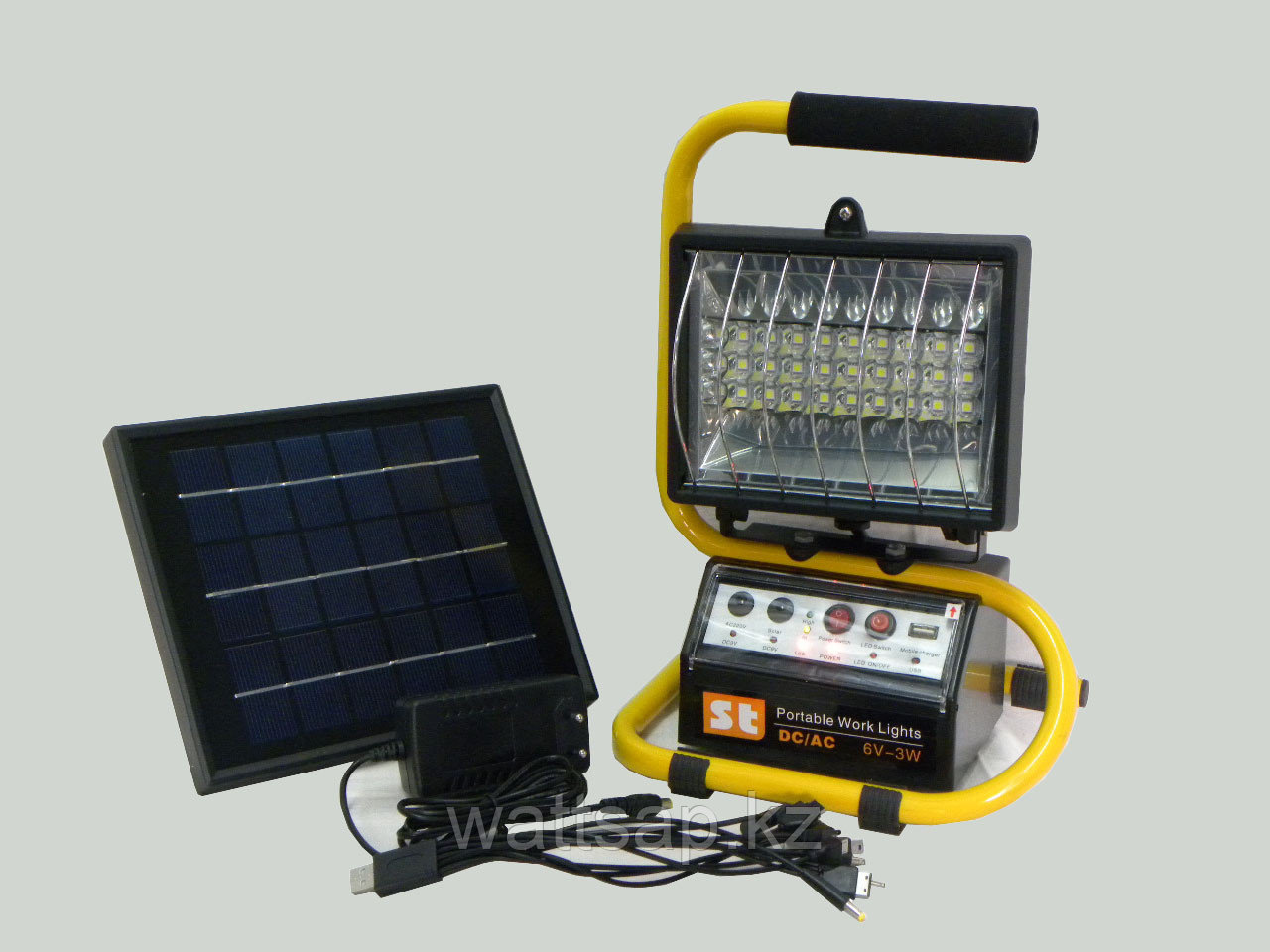 Солнечная мини-электростанция со светодиодным прожектором - фото 1 - id-p4832609