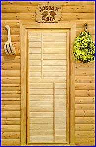 Дверь деревянная для бани и сауны 1800*700 (липа 1 сорт)
