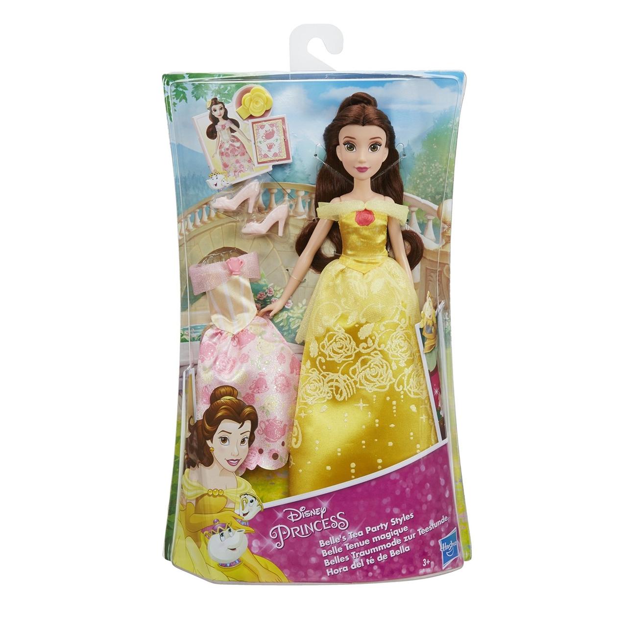 Hasbro Disney Princess "Чайная вечеринка" Кукла Белль с двумя платьями