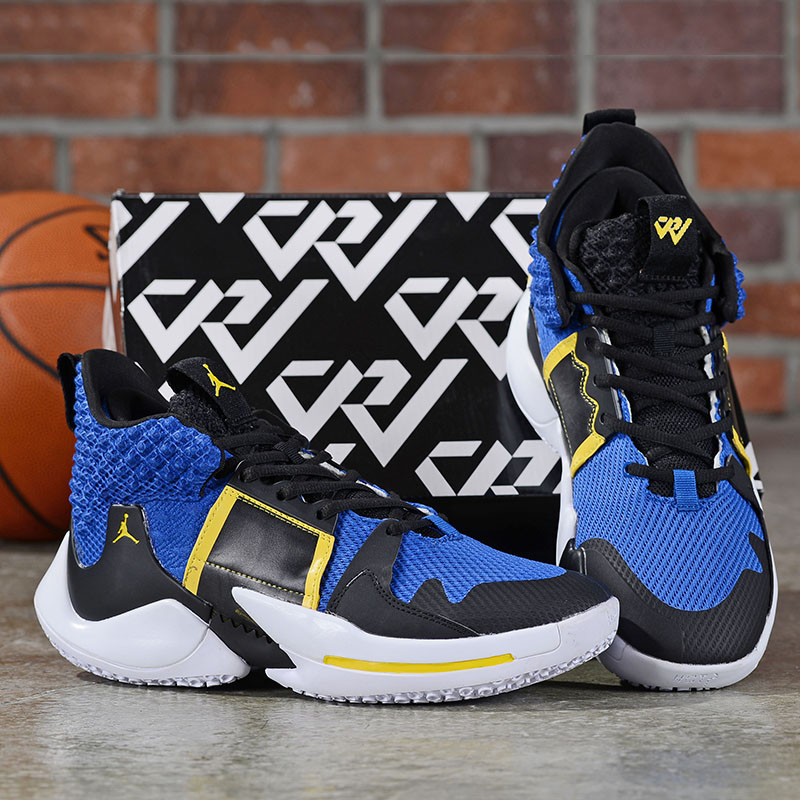 Баскетбольные кроссовки Jordan Why Not Zero.2 Blue - фото 2 - id-p64116146