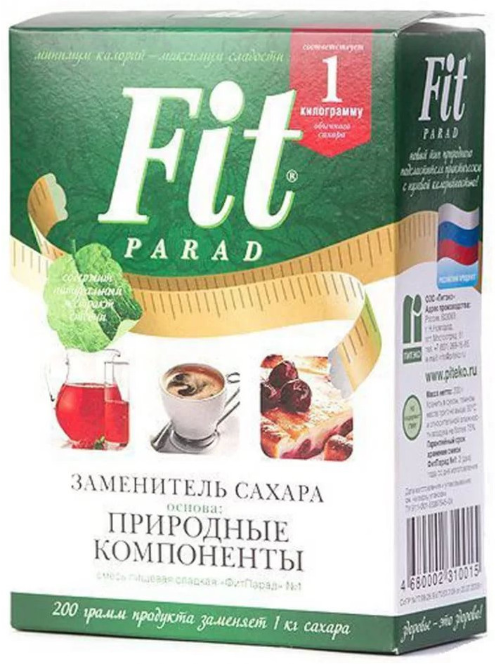 Заменитель сахара «ФитПарад №7», 200 г
