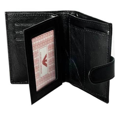 Бумажник двойного сложения мужской GIORGIO ARMANI A20803-3 (A02, черный) - фото 4 - id-p64125744