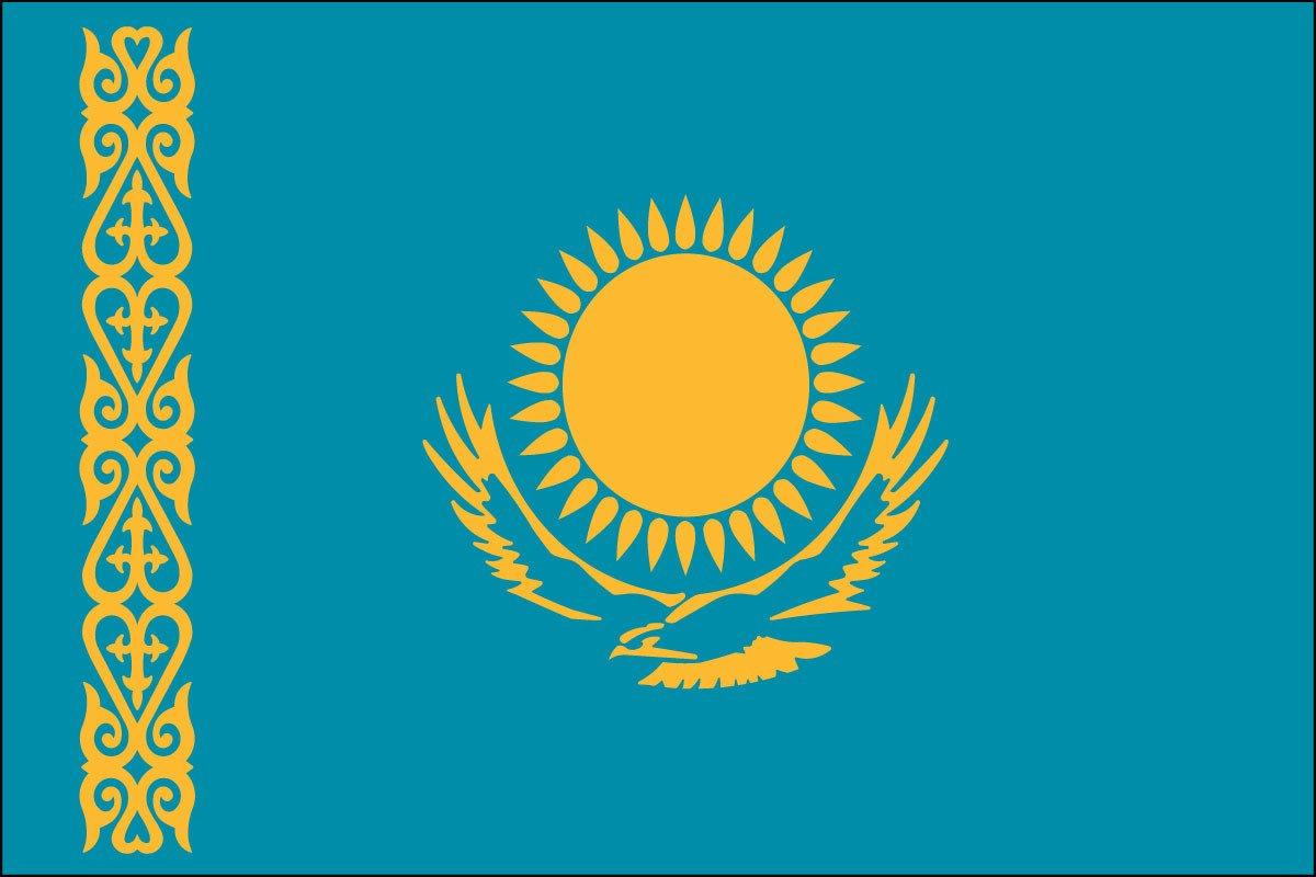 Государственный флаг Республики Казахстан (сувенирный) - фото 1 - id-p64132867