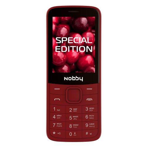 Мобильный телефон Nobby 220 вишня