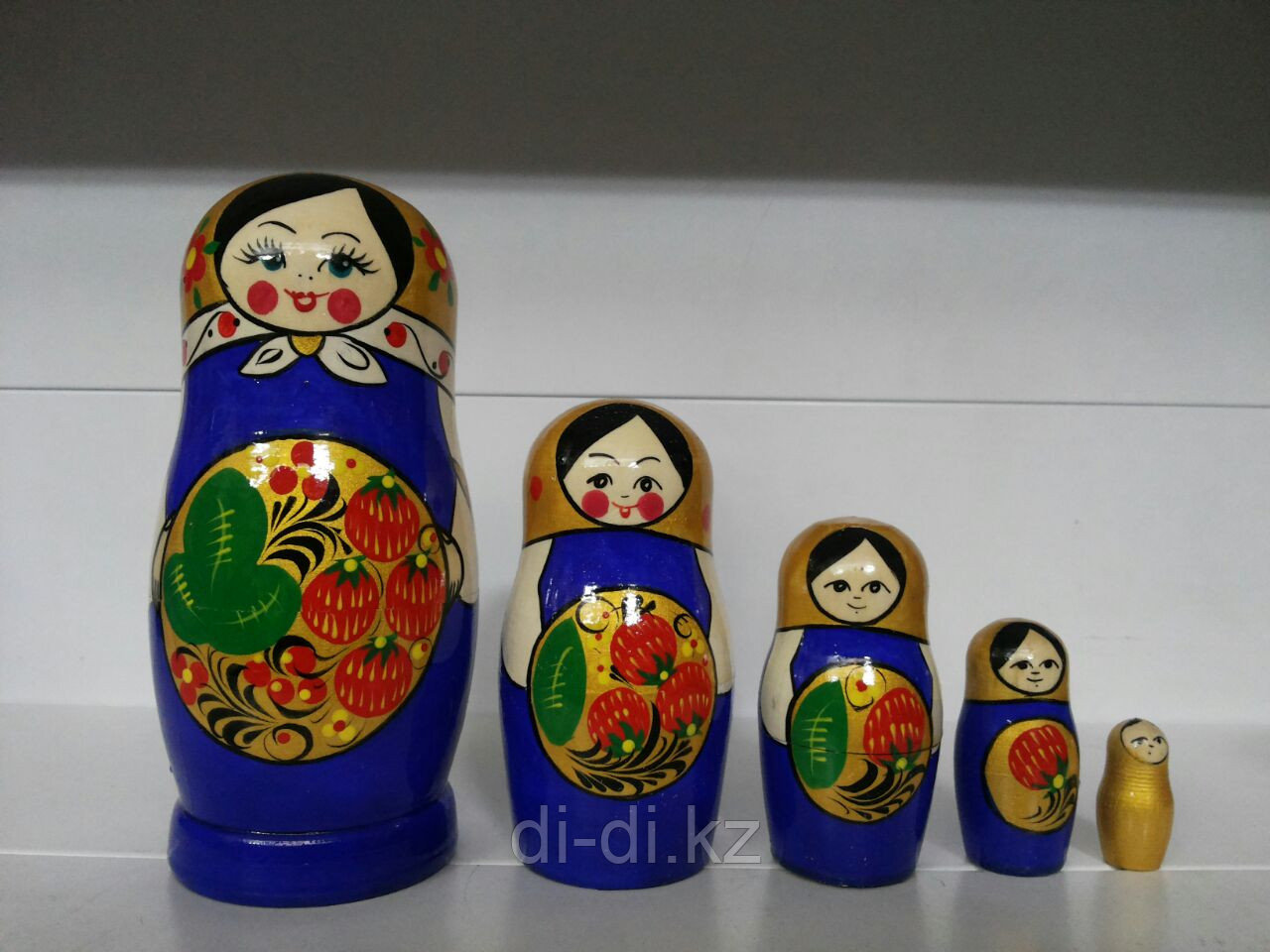 Матрешка 5 в 1 больш. (Хохлома) (RNToys)