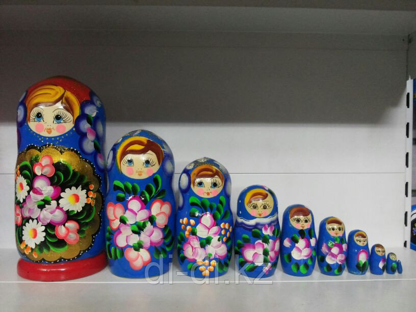 Матрешка Праздничная (10 в 1)(RNToys)