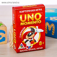 Уно настольная игра "UNO momento. Быстро, весело, легко!"