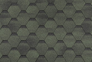 Гибкая финская черепица "Соната", зеленый, 3 м2/упак