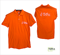 Брендирование футболки поло
