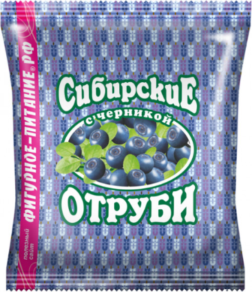 Отруби пшеничные с черникой