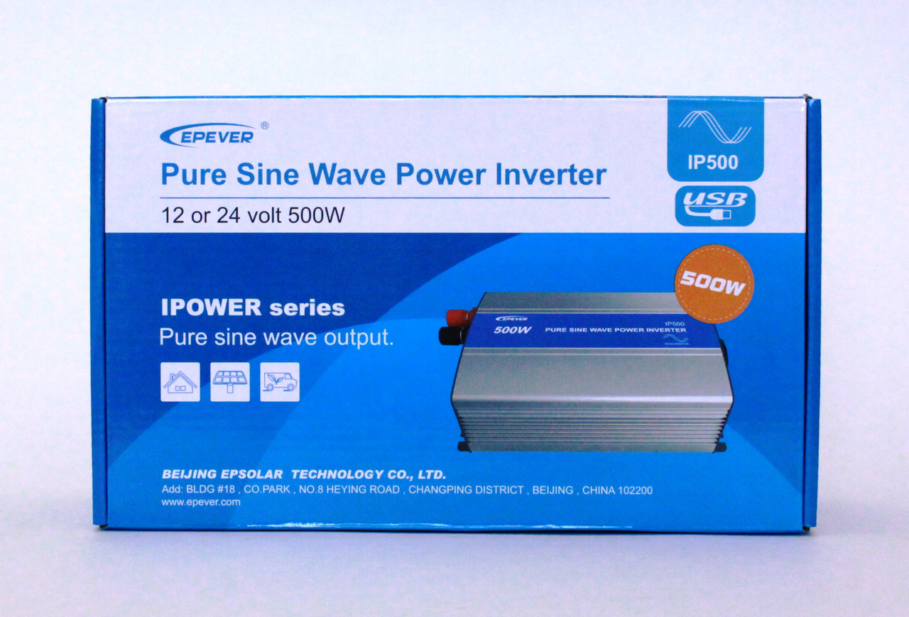 Инвертор EPEVER (EPSOLAR) IP500-12 (500 Вт, 12В, чистый синус) - фото 2 - id-p64148790