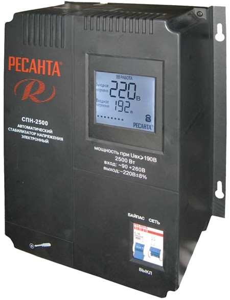 Стабилизатор напряжения РЕСАНТА СПН-2500