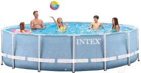 Бассейн каркасный Intex Prism Frame Pool, 366 х 76 см + фильтр-насос (28712)