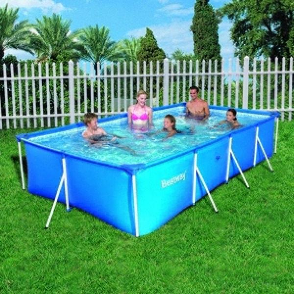 Бассейн каркасный Intex 28273 Rectangular Frame Pool, 450х220х84см