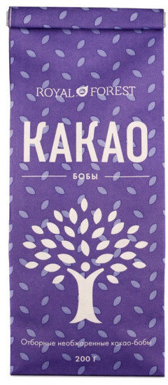 Какао-бобы отборные необжаренные, 200 г