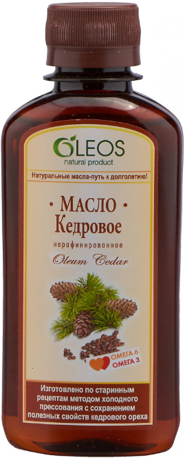 Масло кедровое пищевое