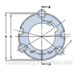 PHF TB 4040X85 MM коническая втулка SKF