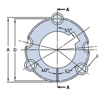 PHF TB 4040X85 MM коническая втулка SKF