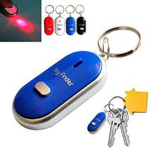 Брелок для поиска ключей Key Finder реагирующий на свист (Синий), фото 3