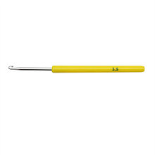 Крючок вязальный с пластиковой ручкой, 3,5 мм 