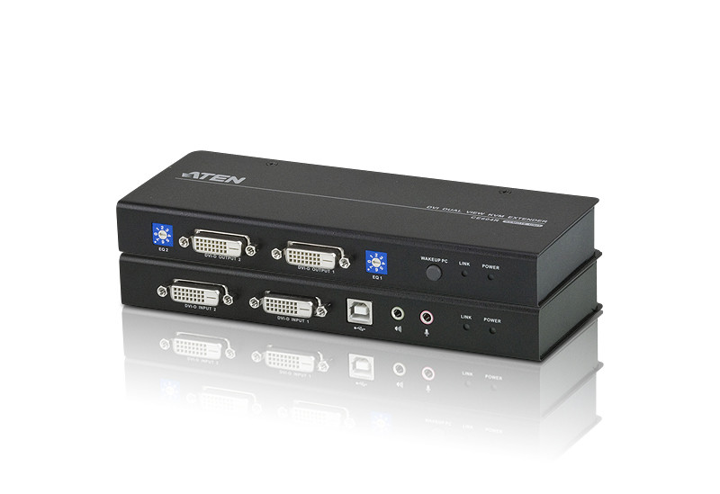 ATEN CE604-AT-G DVI Dual View KVM удлинитель