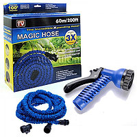 Шланг Magic-hose 60 метров, садовый шланг, растягивающийся шланг для полива с распылителем, фото 1