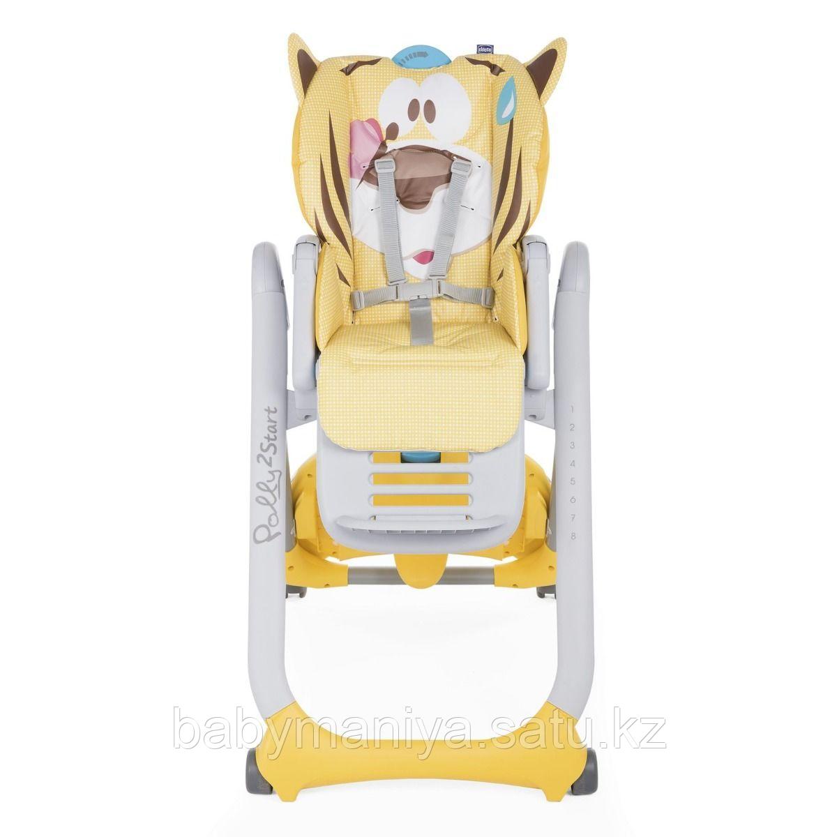Стульчик для кормления Chicco Polly 2 Start Peaceful Jungle 4w